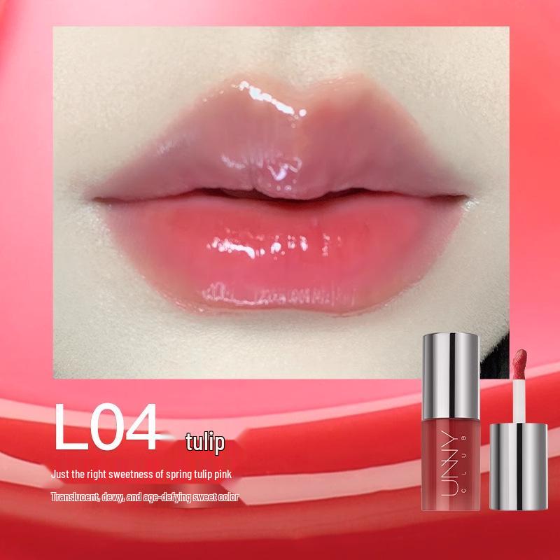 UNNY Moisturizing Lip Essence: Honey-Infused, Water-Light Lipstick for Reduced Lip Lines.