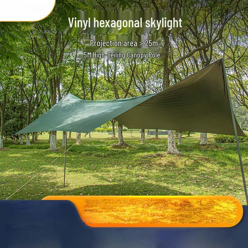 Yuzhan Outdoor Hexagonal Blackout Tarp