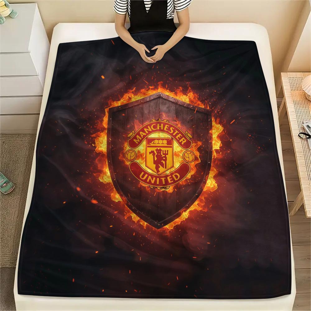 Man United3 Flannel Blanket, High quality Comfortable for All Seasons, Home Decor, Warmth and Comfort