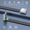 Супертонкий гибкий USB 2.0 A Папа на Маму Угловой 90 градусов Удлинительный кабель для зарядки и передачи данных USB папа на маму вправо/влево/вниз/вверх