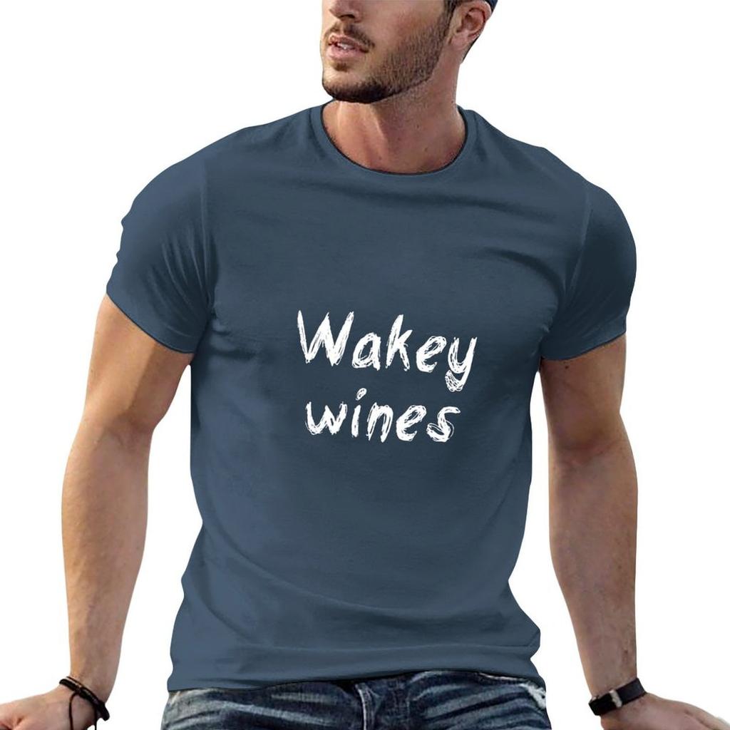 Wakey Wines Classic Tshirt Big Size Crew Neck Tshirt