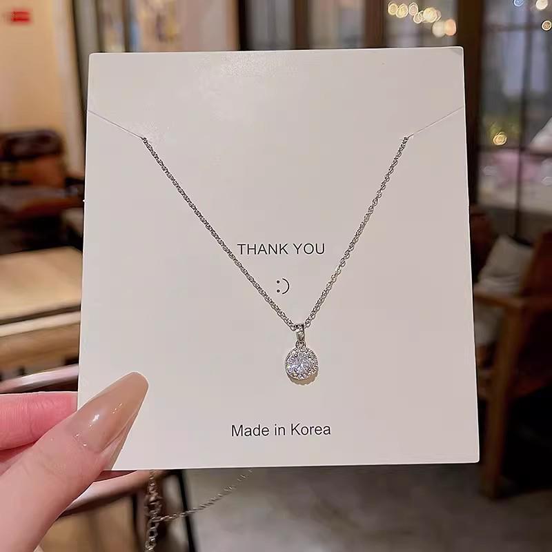 «Модное элитное жемчужное ожерелье: Универсальная цепочка на ключицу из титановой стали для женщин