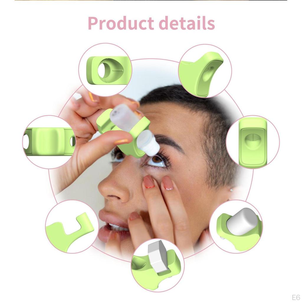 Eye Drop Guide Bottle Holder Compact Assist Eyedrop Helper Eyes Dropper Aid for Travel Elderly Most