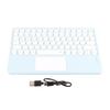 Touch Wireless Keyboard Round Keycaps Ergonomic Design Ultra Thin Smart Touch Wireless Keyboard for
