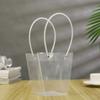Transparent Flower Gift Packing Box Plastic Clear Tote Bag Large Capacity Hand Gift Bag