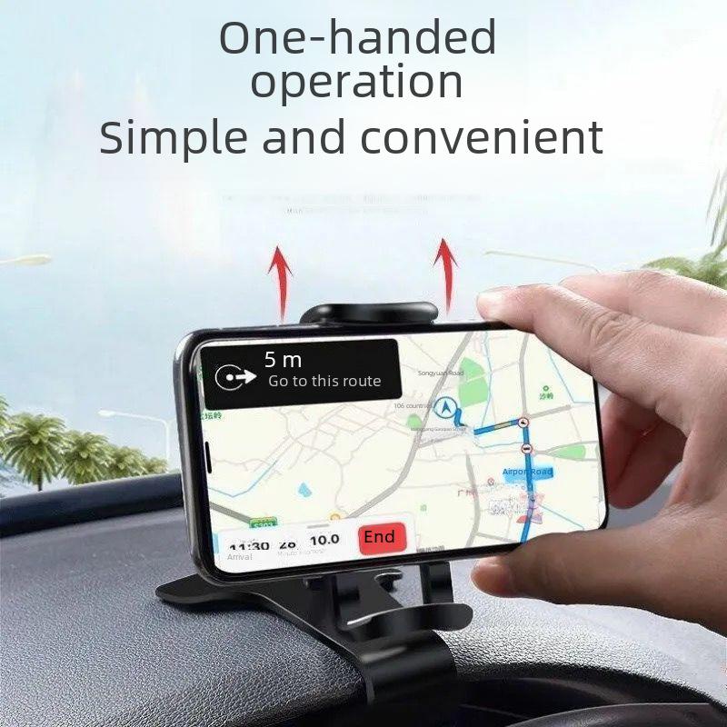 Multi-Function Car Clip-On Phone Holder for Navigation