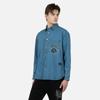 EVISU Shirts Men's Denim Blue Lapel Moderate Denim 2ESHTM3SL133RXCT