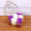 1PC Soap Flower Simulated Flower Valentine's Day Gift Rose Heart Box