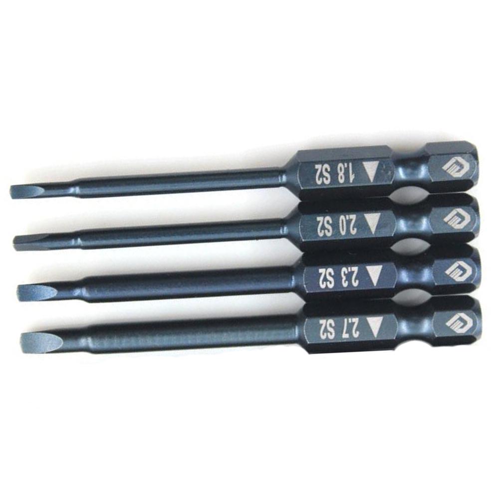 4pcs Screwdriver Bit 1/4 Hex Shank Magnetic Triangle Electric Hand Drill