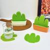 Creative Cactus Coasters Set Anti Scald Decorative Placemats Safe Cactus Cup Mat Tableware