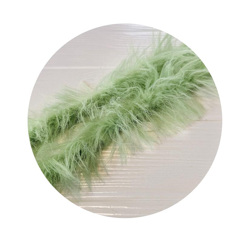 1 шт., ручная работа, плюшевые длинные волосы соболя, витая палочка, шерсть, щенок, кукла, материалы, игрушки, новинка