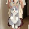 Новый рюкзак-кукла в виде кота, сумка-кот, кукла, девчачье сердце, подарок на день рождения, мультяшная плюшевая сумка, рюкзак для детей