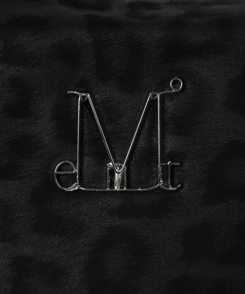 Mucent Lausanne Leopard Print Metal Logo Shoulder Bag Unisex