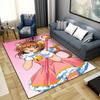 Cardcaptor Sakura Anime Area Carpet for Living Room Bedroom Home Decor Cool Movie Mat Floor Mat LXRa17
