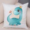 Чехол для подушки с изображением динозавра Юрского периода, декор, наволочка с милыми животными, детская комната, диван, домашний автомобиль