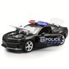 1/32 Alloy Police Car Model with Double Doors That Can Be Opened, Children's Toy Car Decoration