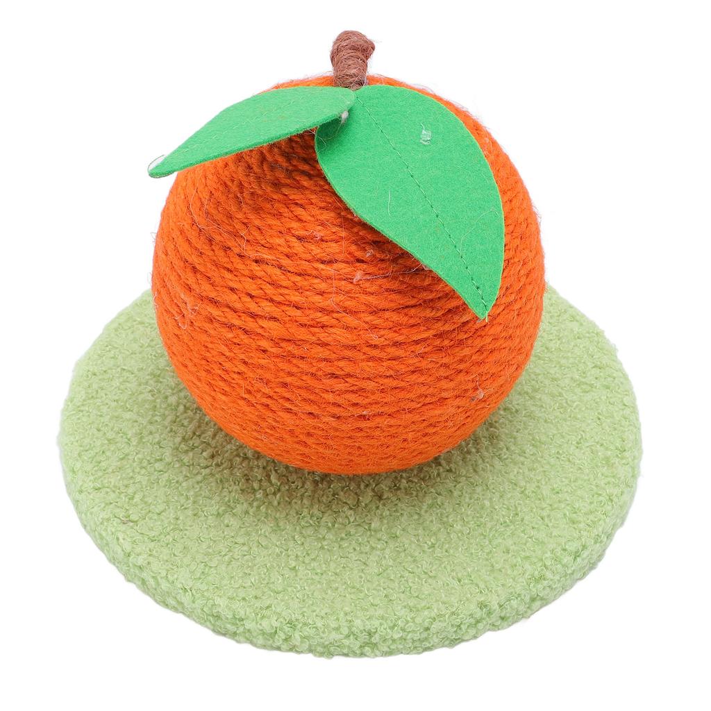 Orange Cat Scratching Post Interactive Cute Cat Scratcher with Scratching Board Multifunctional Cat