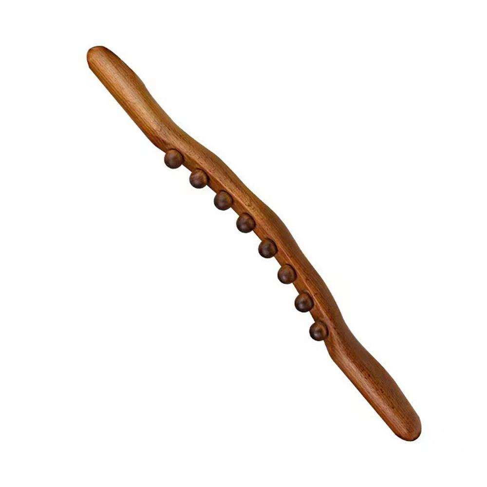 Universal Back Massage Stick Wood Scraping Roller for Arm Neck Back Waist Leg Tendons Acupuncture Points Therapy Relaxation Tool
