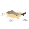 Cat Furniture Scratching Pad with Wooden Frame for Claw Care And Relaxation