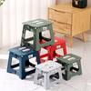 Adult Portable Folding Stool Mini Outdoor Stool Thickened Plastic Saddle Chair Used for Outdoor Activities and Fishing