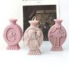 Catholic Statue Pillar Candle Mould DIY Sculpture Portrait Face Mold Jesus Cross Aroma Candle Resin Plaster Home Decor Crafts
