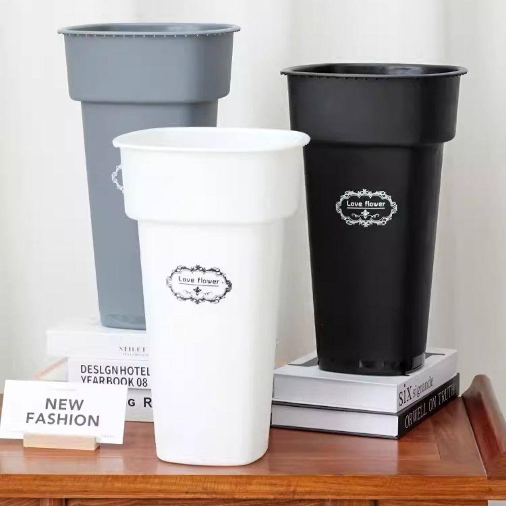 Пластиковые ведра для демонстрации цветов Скандинавские кашпо для растений Ведра для цветов Домашний свадебный декор