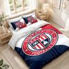 Bedding Set 1 Duvet Cover 2 Pillowcases Stoke City Football Print Bedroom Home Decoration
