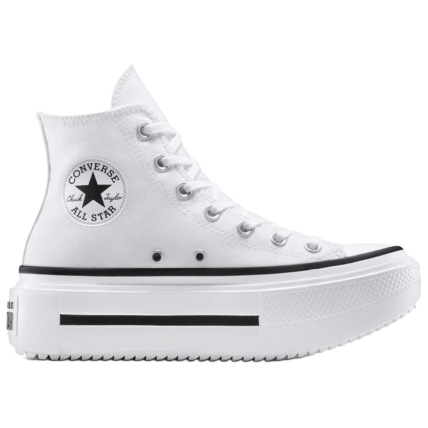 Converse Кеды All Star Lift Double Stack универсальные и удобные высокие холщовые унисекс белые