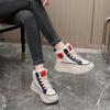 Fashion Winter Women's Shoes with Cashmere Cotton Shoes Warm Lamb Cashmere Thick Soled Elevating Student Sports Warm Boots P782
