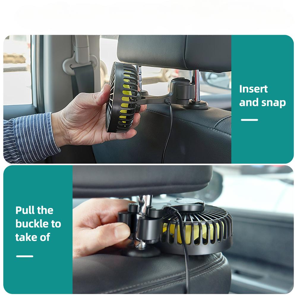 Автомобильный вентилятор-охладитель для заднего сиденья, USB-освежитель, портативный кондиционер, охладитель, автоматический вентилятор, 3-скоростные ветровые вентиляторы