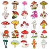 50 шт. Мультяшные грибы DIY Наклейки для граффити для чемоданов, ноутбуков и самокатов