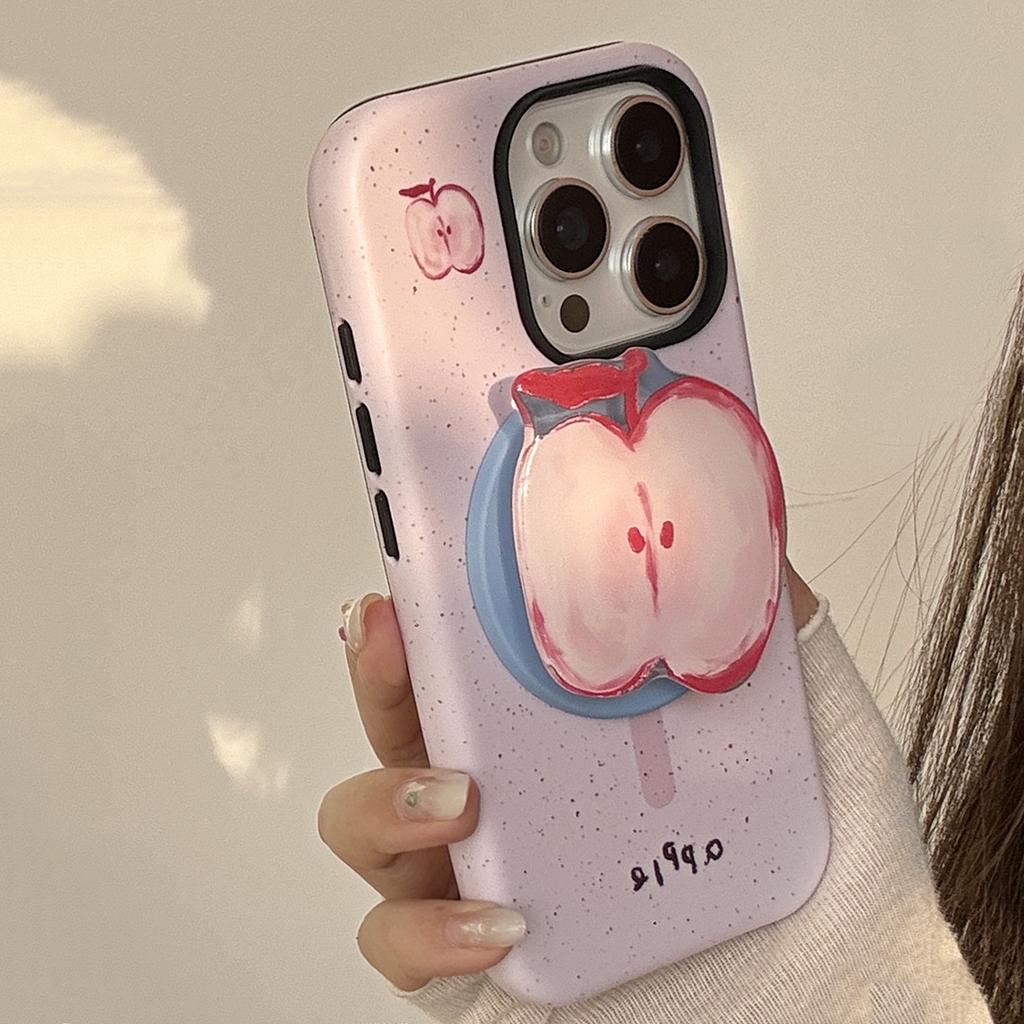 Магнитная подставка для iPhone16promax Чехол для телефона Apple Банан Фрукт 14 для 13 Пленка 15 Корейский 17