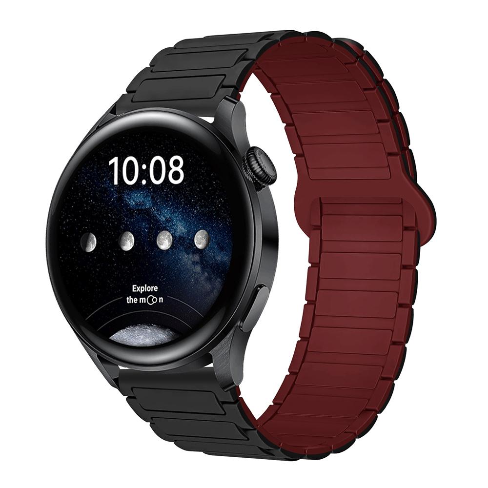 18mm 22mm 20mm Magnetic Silicone Strap For Samsung Galaxy Watch 7 6 5 4 44mm 40mm Sports Band For Galaxy Watch 4 6 Classic 47mm Huawei GT 4/5/6 41mm