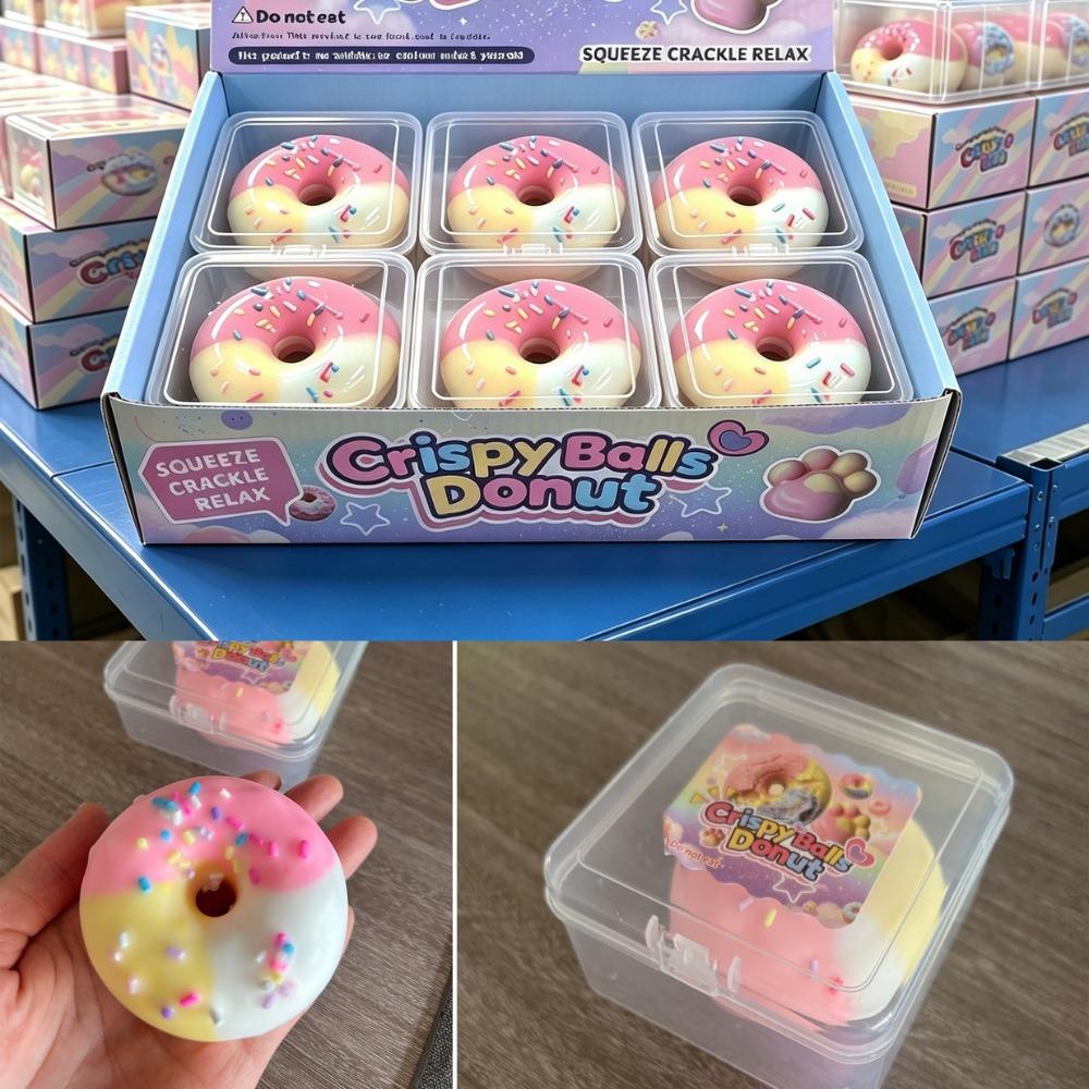 Satisfying Sound Crunch Squishy Toy Cat Paw Crispy Feel Squishy Wax Cracking Squeeze Student Prize