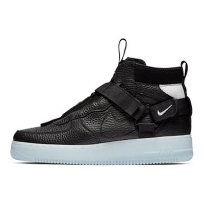 Кроссовки Air Force 1 Mid Utility Black Half Blue AQ9758-001