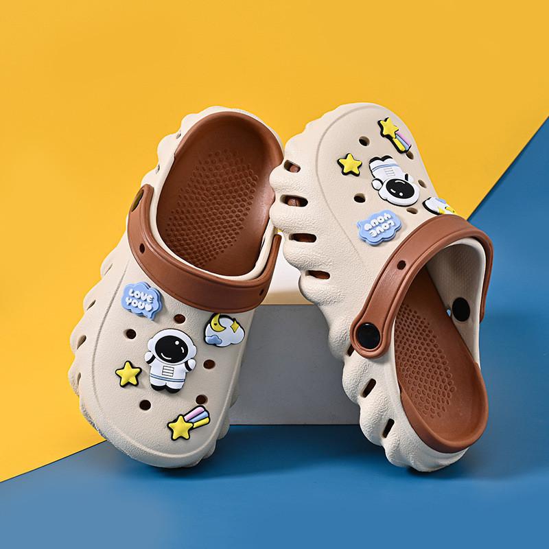 Летние детские пляжные шлепанцы Марио, нескользящие, прочные, для мальчиков и девочек, ярких цветов