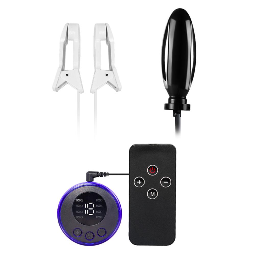 БДСМ Двойное проникновение Анальная пробка Вибрация Электрошок Секс-игрушки Машина Фетиш Зажим для сосков Инструмент Секс Шоппинг для взрослых Порно 18+