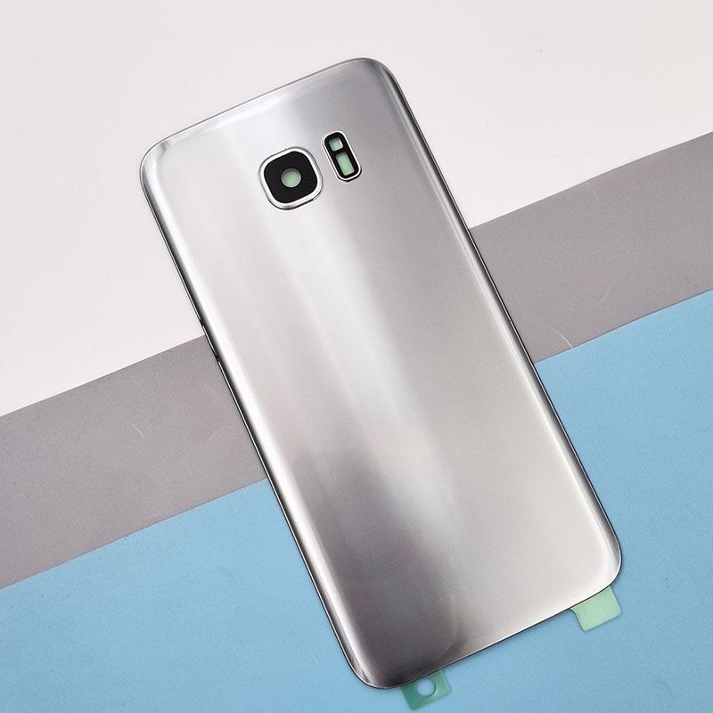 Стеклянная крышка аккумулятора для Samsung Galaxy S7 G930 G930F S7edge G935F Корпус задней панели Запасные части