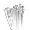 Weather-Resistant Heavy-Duty Nylon Cable Ties, 5.2mm Wide, White (100 Pcs, 500mm Long)