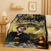 Classic Scarface Tony Gang Movie Flannel Blanket,Ultra Soft Plush Throw for Home Bedroom Bed Sofa Cover Office Picnic Kids Gift