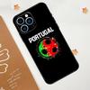 Чехол для телефона с флагом Португалии для iPhone 17 Pro Max 14 11 15 16 Pro Max 13 12 mini 16 Plus 16e 17 Air Funda
