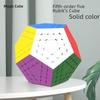 4-Level Magic Cube: Solid Color Dodecahedron Toy