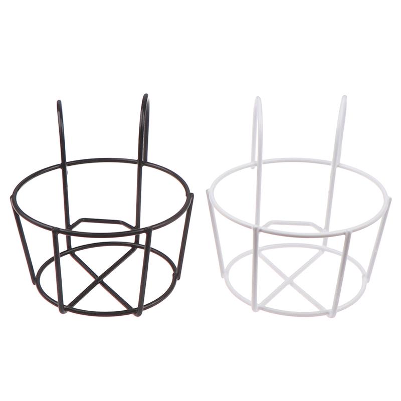 Садовые висячие растения, железные стеллажи, балкон, круглая стойка для цветочного горшка, перила, забор