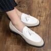Men's Shoes Men's Four Seasons Large Size Fashion Casual Shoes British Style Tassel Foot Set Young Men's Small Leather Shoes