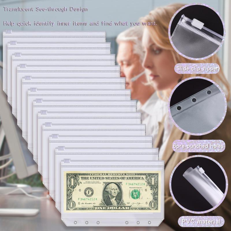 Звездное небо A6 Бюджетный переплет Планировщик бюджета Портативный легкий конверт для денег Органайзер для денег с