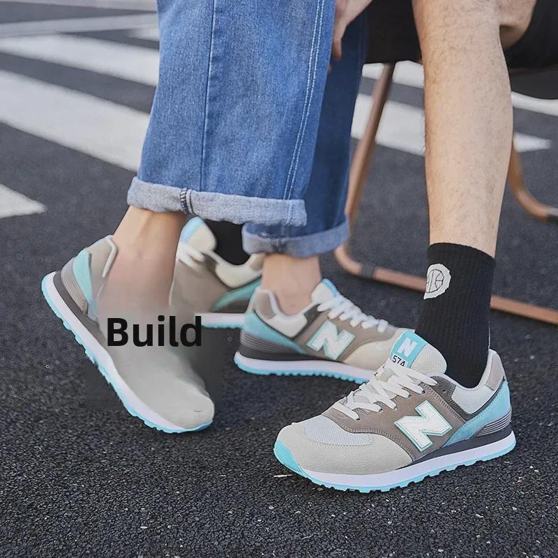 Спортивная обувь New Balance 574 на весну и осень — модные, дышащие кроссовки для бега для мужчин и женщин