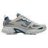 Li-Ning Поддерживающие устойчивые нескользящие износостойкие дышащие кроссовки с низким верхом Rebound мужские кроссовки серо-зеленые ARLQ001-5