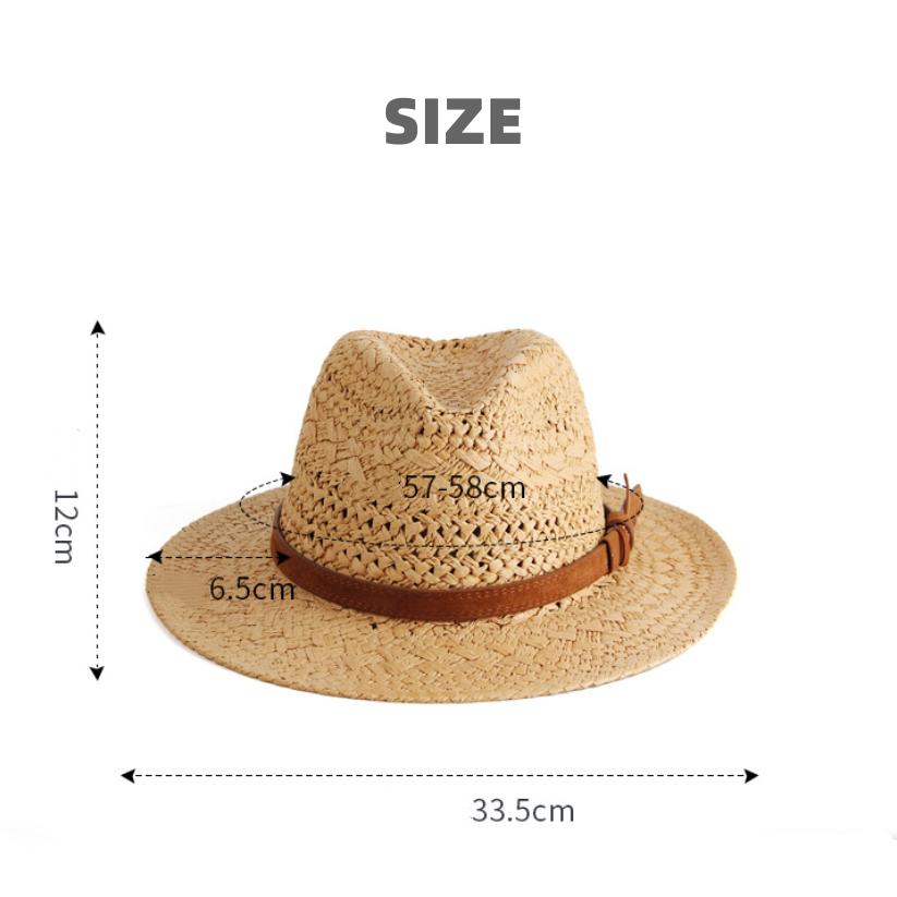 Стильная унисекс тканая соломенная шляпа в британском стиле, идеально подходящая для защиты от солнца на открытом воздухе и путешествий