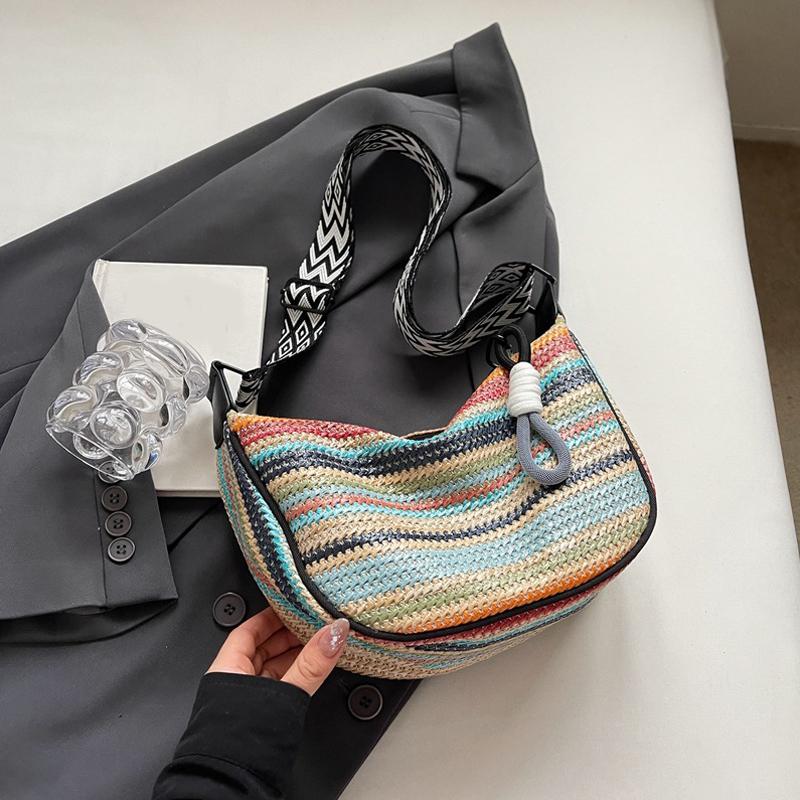 Повседневная женская плетеная легкая сумка через плечо для женщины, дизайнерская роскошная сумка под мышкой KTB