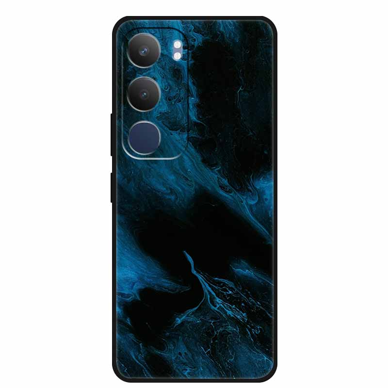 For Vivo Y29 5G Case TPU Bumper Vivo Y 29 V2420 Marble Silicone Soft Phone Case for Vivo Y29 5G Color Blocking Shockproof Coque